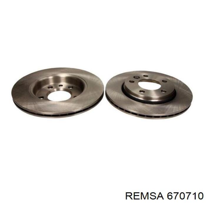 Задний дисковый тормоз Remsa 670710