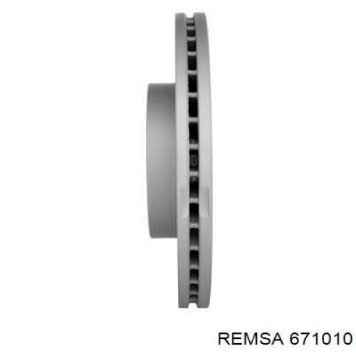 Передний тормозной диск Remsa 671010