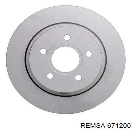 Тормозные диски 671200 Remsa