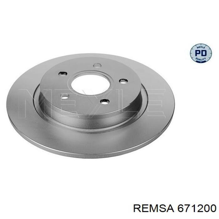 Задний тормозной диск Remsa 671200 цена, от 29.64 USD