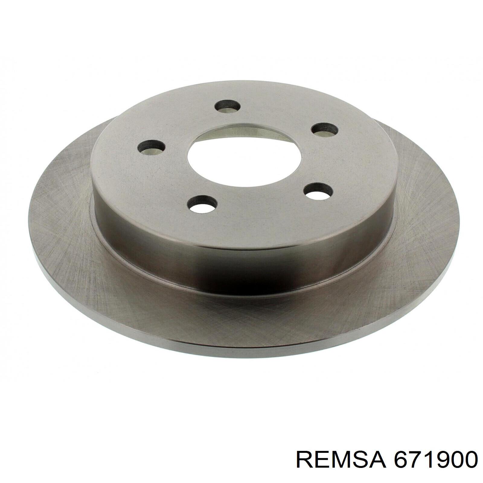 Купить 671900 Remsa Диск тормозной задний