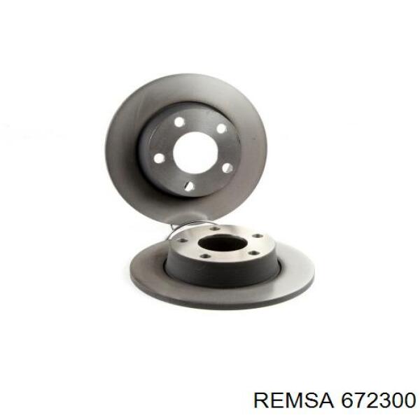 Задний дисковый тормоз Remsa 672300