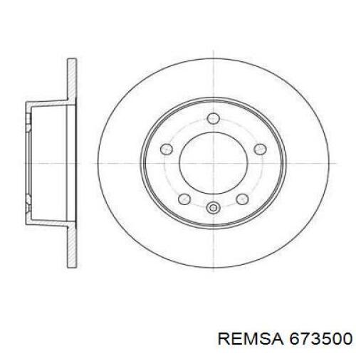 Тормозные диски 673500 Remsa