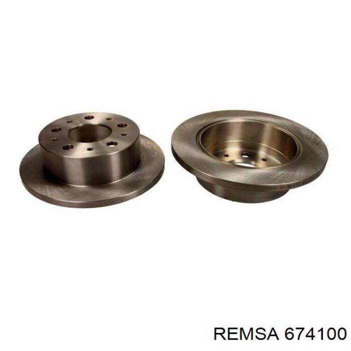 Купить 674100 Remsa Диск тормозной задний