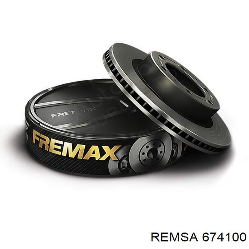 Тормозные диски 674100 Remsa