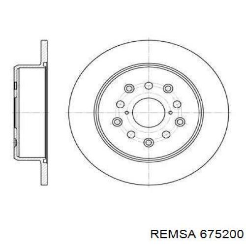 Тормозные диски 675200 Remsa