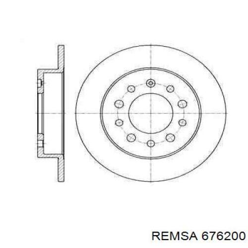 Тормозные диски 676200 Remsa