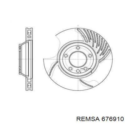 Купить 676910 Remsa Ротор тормозной
