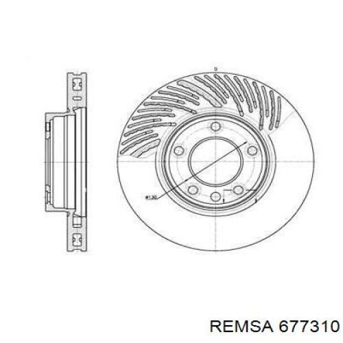 Купить 677310 Remsa Ротор тормозной
