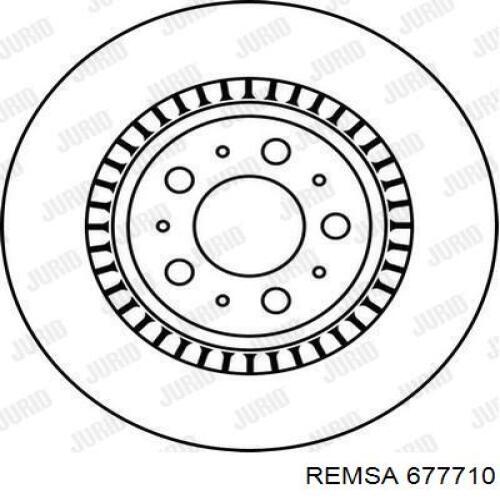 Тормозные диски 677710 Remsa