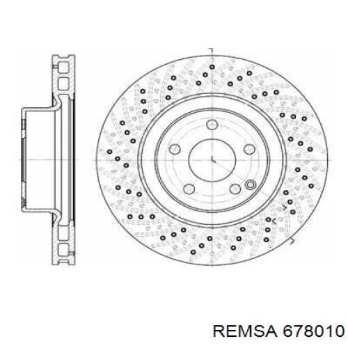 Тормоз дисковый передний Remsa 678010 цена, от 65.04 USD