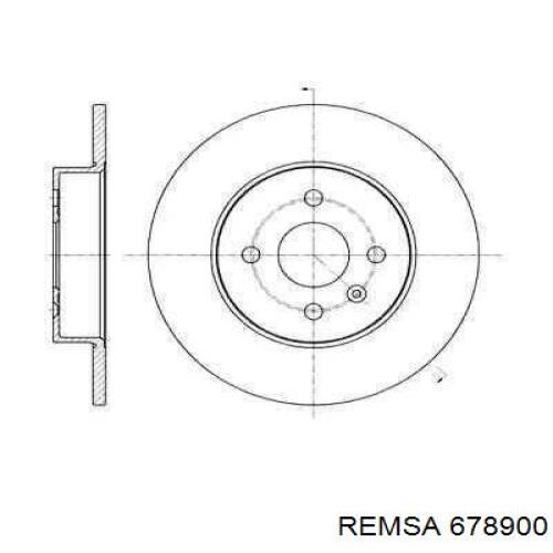 Тормозные диски 678900 Remsa