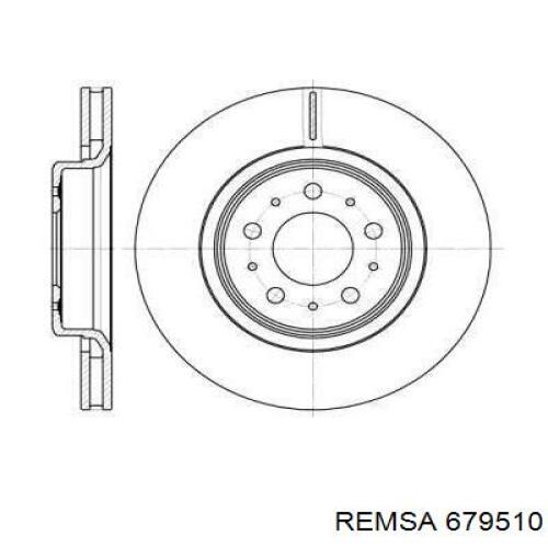 Передние тормозные диски 679510 Remsa