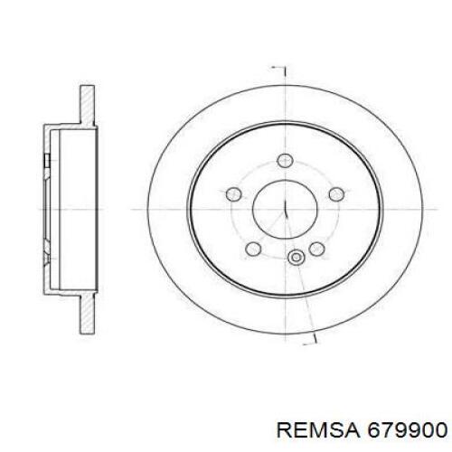 Тормозные диски 679900 Remsa