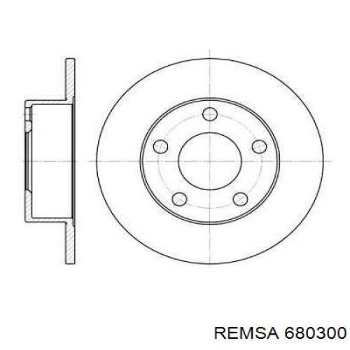 Задний тормозной диск Remsa 680300 цена, от 28.44 USD
