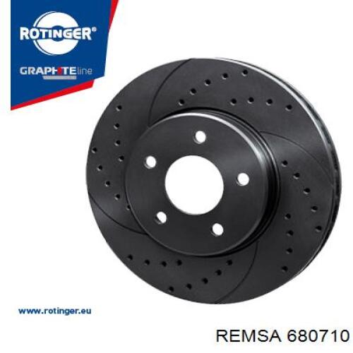 Передние тормозные диски 680710 Remsa