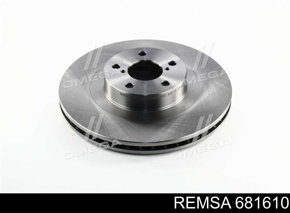 6816.10 Remsa диск тормозной передний