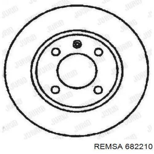 Задний дисковый тормоз Remsa 682210