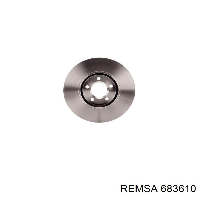 Передние тормозные диски 683610 Remsa
