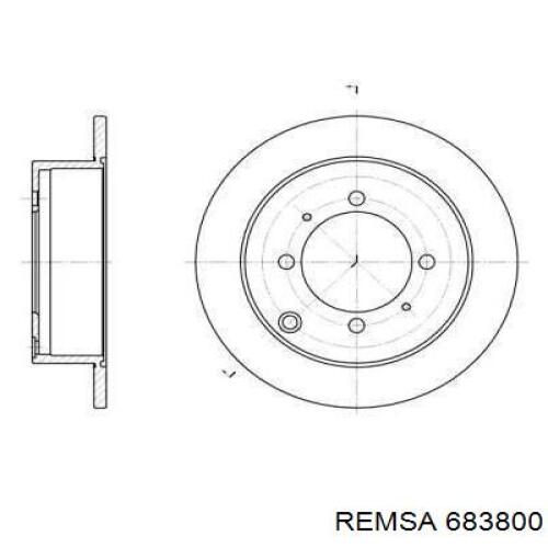 683800 Remsa Дисковый тормоз