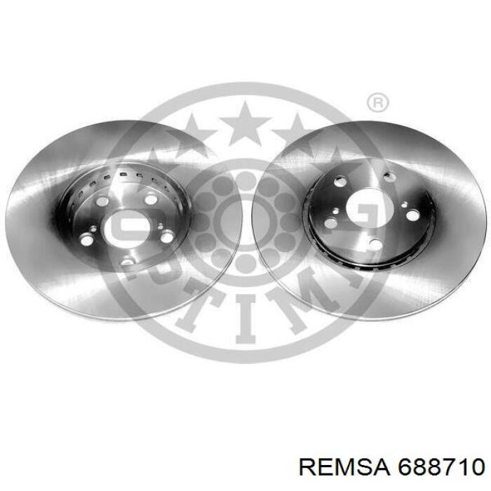 Передние тормозные диски 688710 Remsa