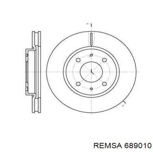 Купить 689010 Remsa Ротор тормозной