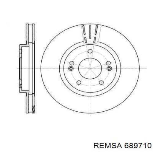 6897.10 Remsa диск тормозной передний