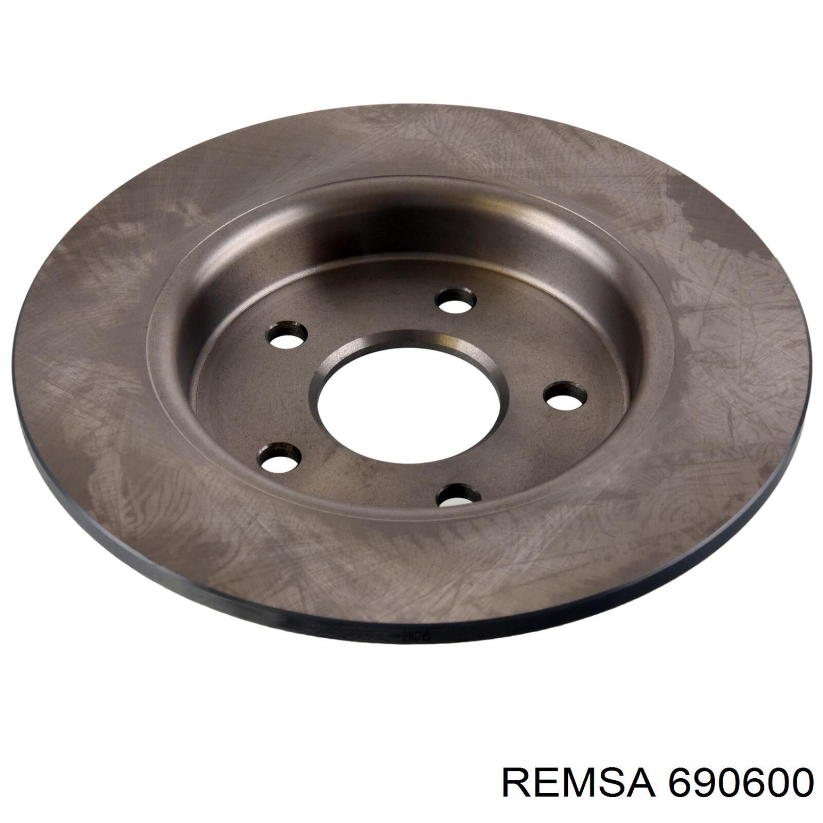 Тормозные диски 690600 Remsa