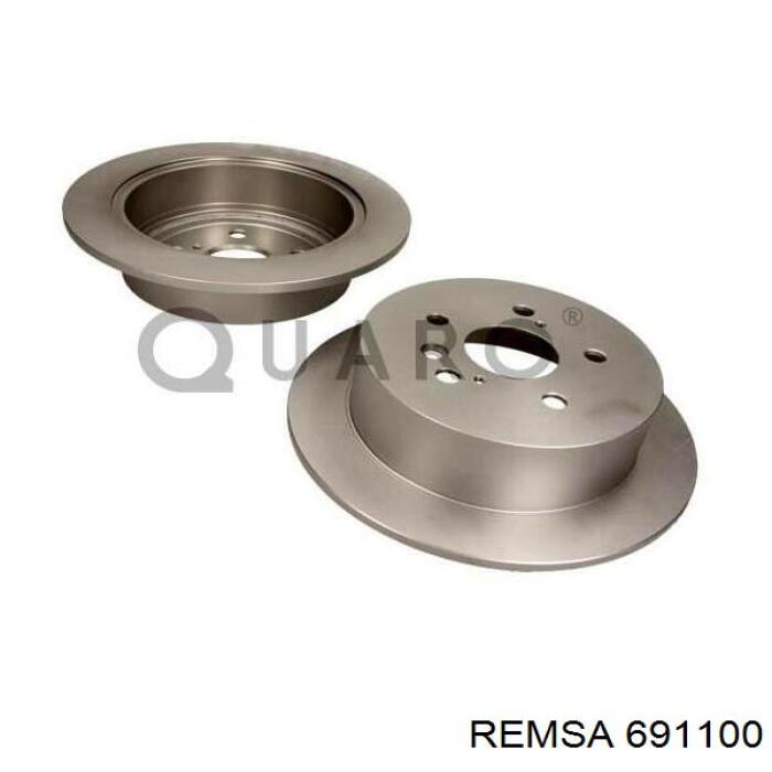 Задний дисковый тормоз Remsa 691100