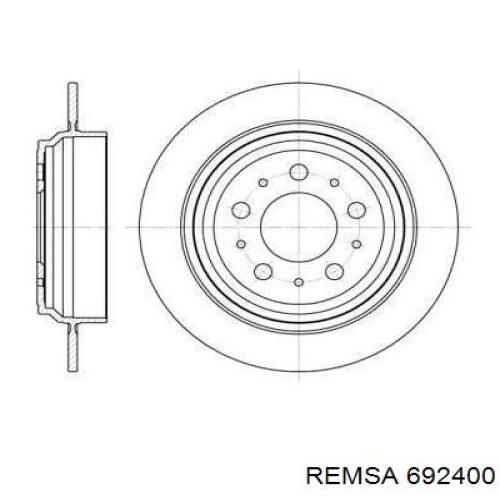 Тормозные диски 692400 Remsa