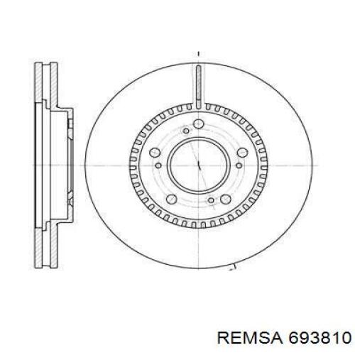 45251SP0E00 Honda Диск тормозной передний
