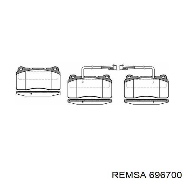 Задний тормозной диск Remsa 696700 цена, от 38.16 USD
