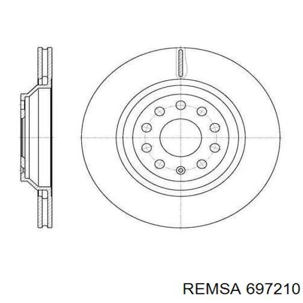 Купить 697210 Remsa Ротор тормозной