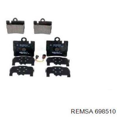 698510 Remsa Диск тормозной передний