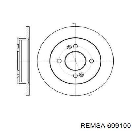 699100 Remsa Дисковый тормоз