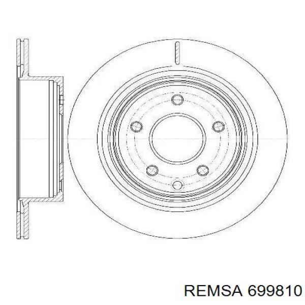 699810 Remsa Дисковый тормоз