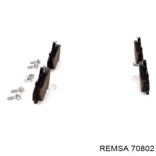 Купить 70802 Remsa Колодки тормозные