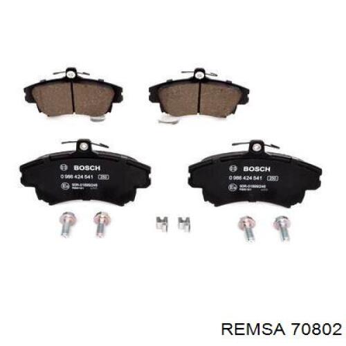 70802 Remsa Колодки передние