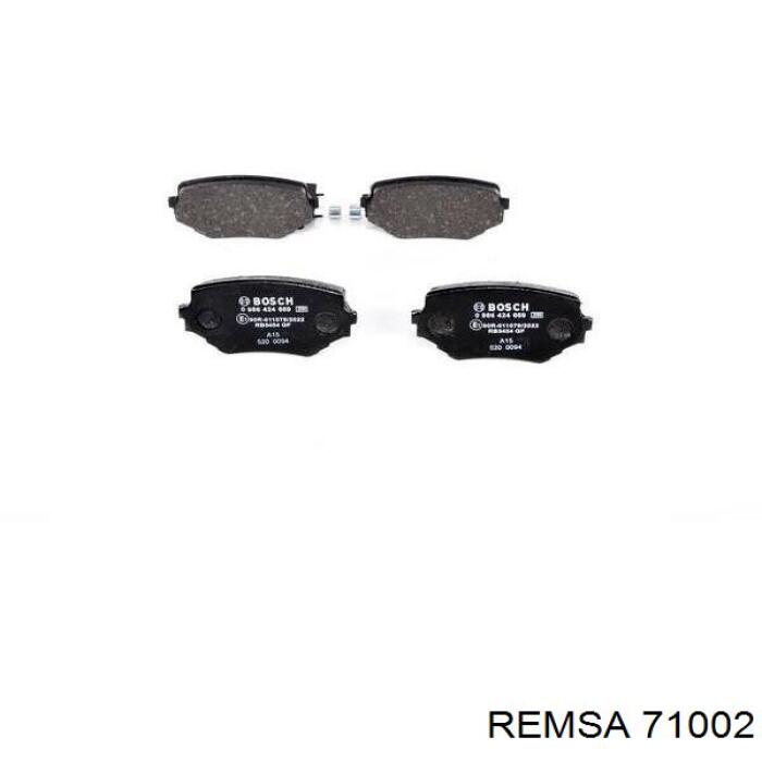 71002 Remsa Колодки передние