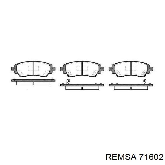 71602 Remsa Колодки передние