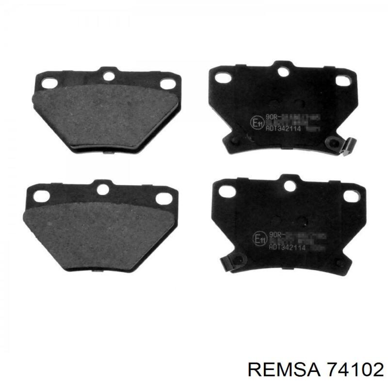 Колодки дисковые  Remsa 74102 цена, от 13.14 USD