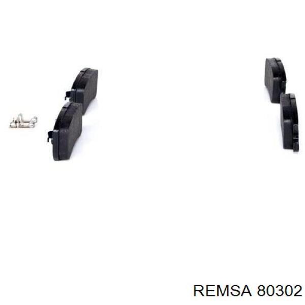 Задние тормозные колодки 80302 Remsa