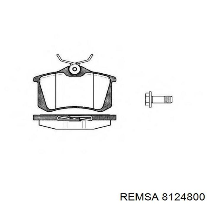Купить 8124800 Remsa Ротор тормозной