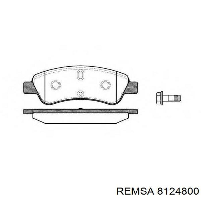 Тормоз дисковый передний Remsa 8124800 цена, от  
