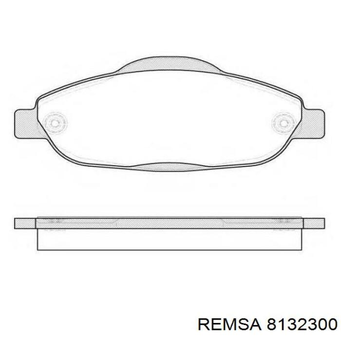 8132300 Remsa disco do freio dianteiro