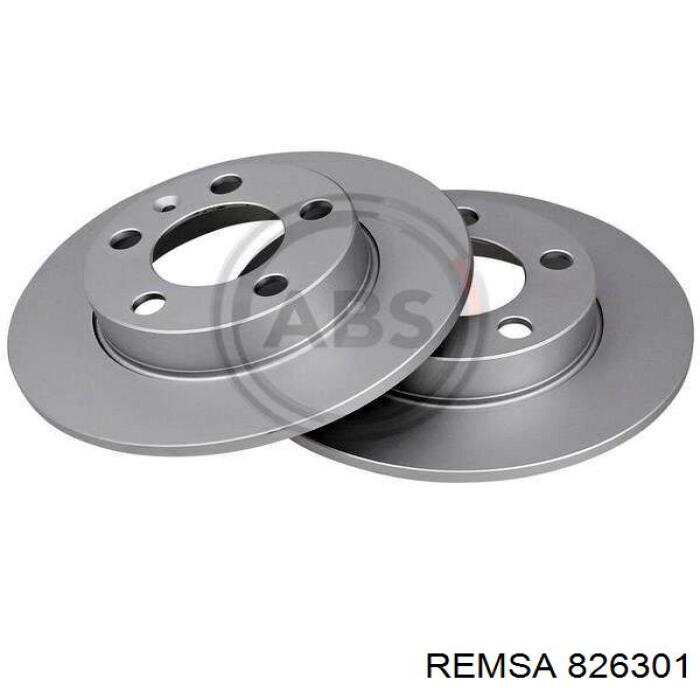 Тормозные диски 826301 Remsa