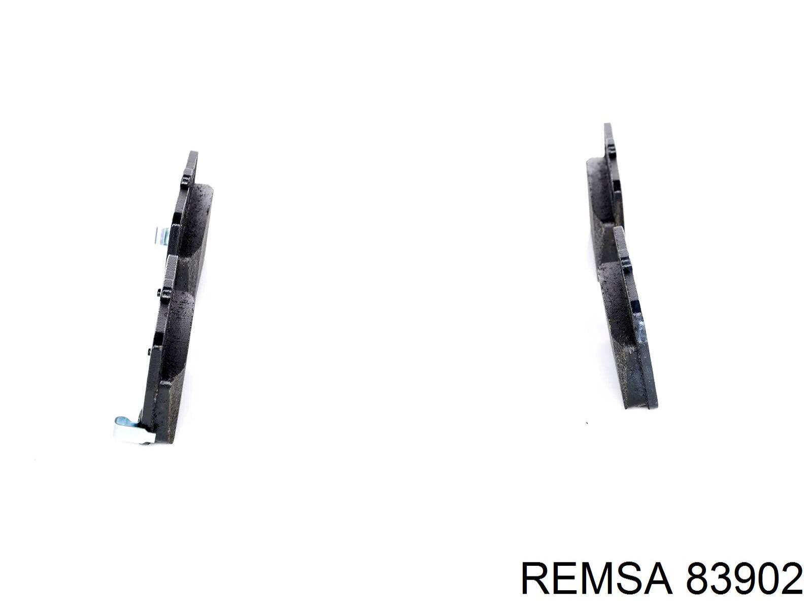 Купить 83902 Remsa Колодки тормозные задние, дисковые