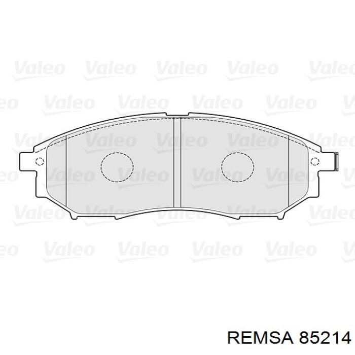 85214 Remsa Колодки передние