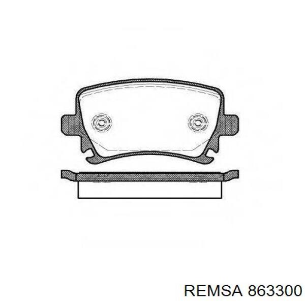 863300 Remsa Диск тормозной передний