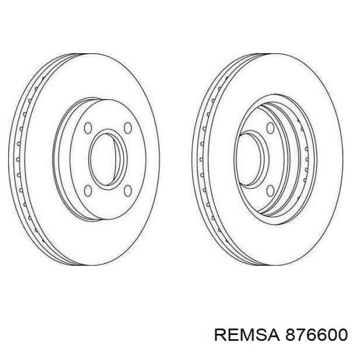 Тормоз дисковый передний Remsa 876600 цена, от 26.00 USD
